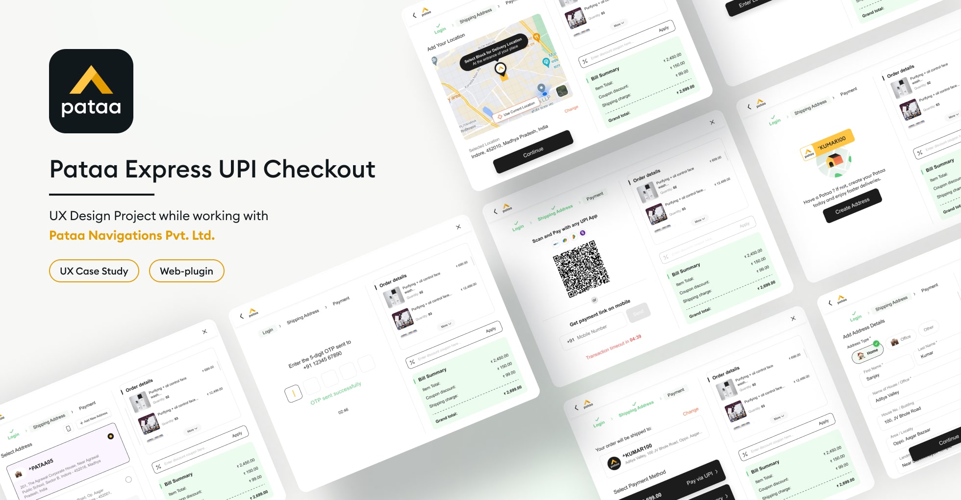 Screenshot of Pataa Express UPI Checkout UX Case Study